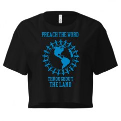 Ladies Festival Cali Crop Top Tee