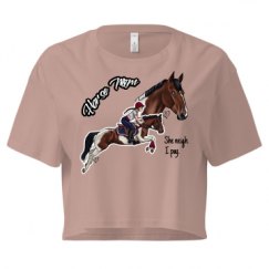 Ladies Festival Cali Crop Top Tee