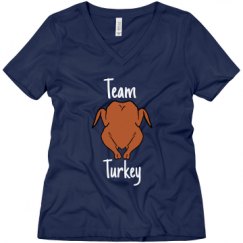 Ladies Relaxed Fit V-Neck Tee