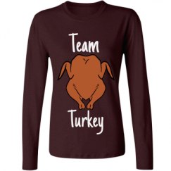 Ladies Relaxed Fit Basic Long Sleeve Tee