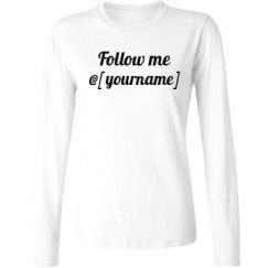 Ladies Relaxed Fit Basic Long Sleeve Tee