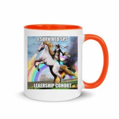 11oz Ceramic Mug with Color Inside