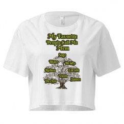 Ladies Festival Cali Crop Top Tee