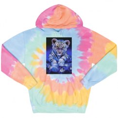 Unisex Tie-Dye Fleece Hoodie