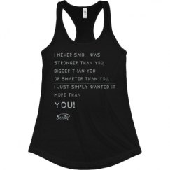 Ladies Slim Fit Racerback Tank Top