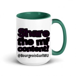 15oz Ceramic Mug with Color Inside