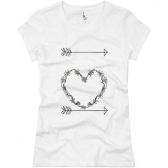 Ladies Slim Fit Basic Promo Jersey Tee