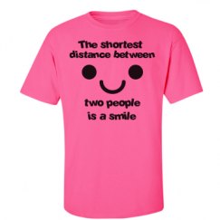 Unisex Ultra Cotton Safety Neon Crewneck Tee