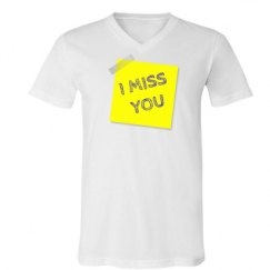 Unisex V-Neck Jersey Tee