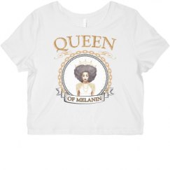 Ladies Slim Fit Crop Top Tee