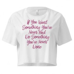 Ladies Festival Cali Crop Top Tee