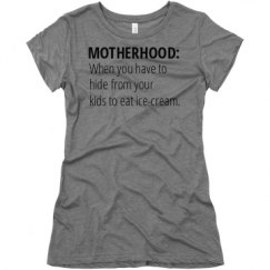 Ladies Slim Fit Super Soft Triblend Tee