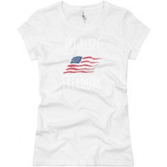 Ladies Slim Fit Basic Promo Jersey Tee