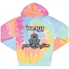 Unisex Tie-Dye Fleece Hoodie