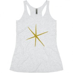 Ladies Slim Fit Super Soft Racerback Triblend Tank