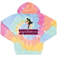 Unisex Tie-Dye Fleece Hoodie