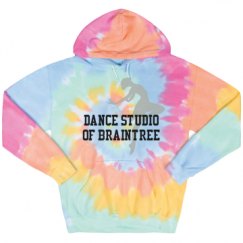 Unisex Tie-Dye Fleece Hoodie