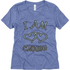 Ladies Relaxed Fit Super Soft Triblend V-Neck Tee