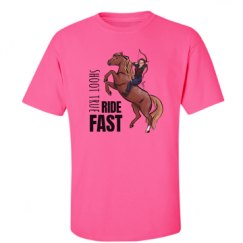 Unisex Ultra Cotton Safety Neon Crewneck Tee