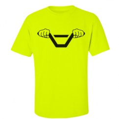 Unisex Ultra Cotton Safety Neon Crewneck Tee