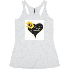 Ladies Slim Fit Super Soft Racerback Triblend Tank