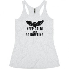 Ladies Slim Fit Super Soft Racerback Triblend Tank