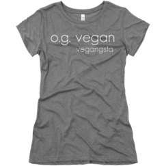 Ladies Slim Fit Super Soft Triblend Tee