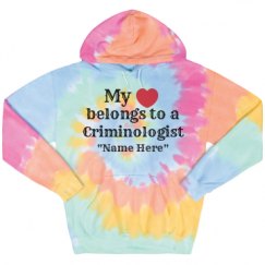 Unisex Tie-Dye Fleece Hoodie
