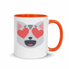 11oz Ceramic Mug with Color Inside