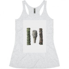 Ladies Slim Fit Super Soft Racerback Triblend Tank