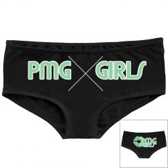 PMG GIRLS "MINT GREEN BLACK" HOT SHORTS