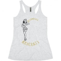 Ladies Slim Fit Super Soft Racerback Triblend Tank