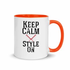 11oz Ceramic Mug with Color Inside