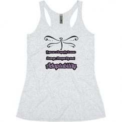 Ladies Slim Fit Super Soft Racerback Triblend Tank