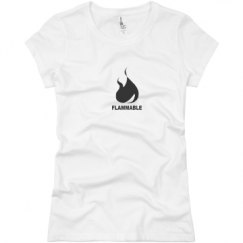 Ladies Slim Fit Basic Promo Jersey Tee