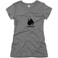Ladies Slim Fit Super Soft Triblend Tee