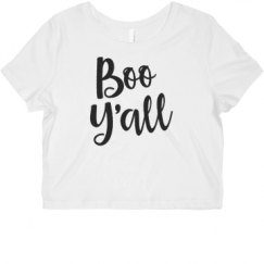 Ladies Slim Fit Crop Top Tee