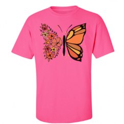 Unisex Ultra Cotton Safety Neon Crewneck Tee