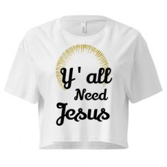 Ladies Festival Cali Crop Top Tee