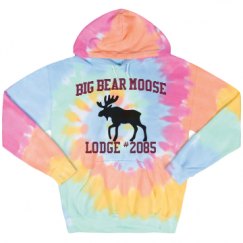 Unisex Tie-Dye Fleece Hoodie
