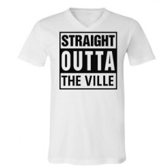 Unisex V-Neck Jersey Tee