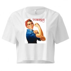 Ladies Festival Cali Crop Top Tee