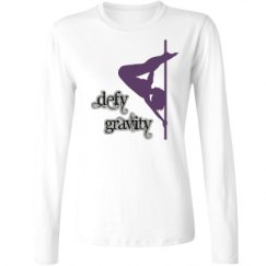 Ladies Relaxed Fit Basic Long Sleeve Tee