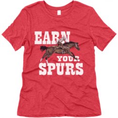 Ladies Relaxed Fit Super Soft Triblend Tee