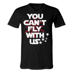 Unisex V-Neck Jersey Tee