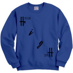 Unisex Film and Foil Crewneck Sweatshirt