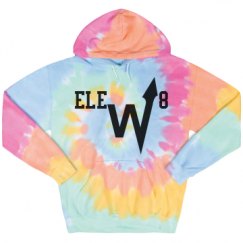 Unisex Tie-Dye Fleece Hoodie