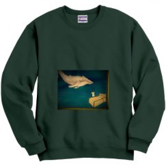 Unisex Film and Foil Crewneck Sweatshirt