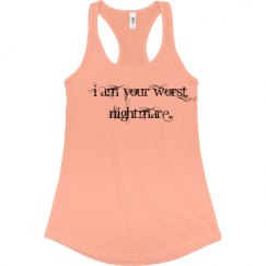 Ladies Slim Fit Racerback Tank Top