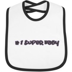 Infant Contrast Trim Bib